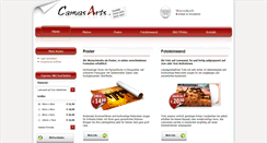 Desktop Screenshot of canvasarts.de